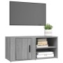 Sonoma gray plywood TV cabinet 80x31.5x36 cm by vidaXL, TV Furniture - Ref: Foro24-819448, Price: 43,77 €, Discount: %