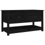 Mesa de centro de madera maciza de pino negro 102x49x55 cm de vidaXL, Mesas de centro - Ref: Foro24-820925, Precio: 124,99 €,...