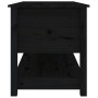 Mesa de centro de madera maciza de pino negro 102x49x55 cm de vidaXL, Mesas de centro - Ref: Foro24-820925, Precio: 124,99 €,...