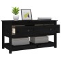 Mesa de centro de madera maciza de pino negro 102x49x55 cm de vidaXL, Mesas de centro - Ref: Foro24-820925, Precio: 124,99 €,...