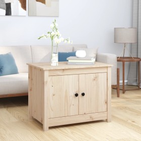 Solid pine wood coffee table 71x49x55 cm by vidaXL, Coffee table - Ref: Foro24-820926, Price: 95,54 €, Discount: %