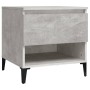 Mesa auxiliar de madera contrachapada gris hormigón 50x46x50 cm de vidaXL, Mesas auxiliares - Ref: Foro24-819556, Precio: 51,...