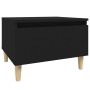 Black plywood side table 50x46x35 cm by vidaXL, Side tables - Ref: Foro24-819502, Price: 42,29 €, Discount: %