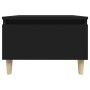 Black plywood side table 50x46x35 cm by vidaXL, Side tables - Ref: Foro24-819502, Price: 42,29 €, Discount: %