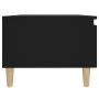 Black plywood side table 50x46x35 cm by vidaXL, Side tables - Ref: Foro24-819502, Price: 42,29 €, Discount: %