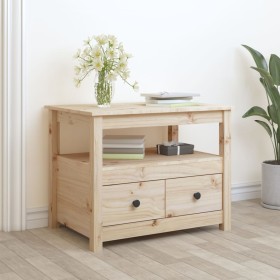 Solid pine wood coffee table 71x49x55 cm by vidaXL, Coffee table - Ref: Foro24-820936, Price: 75,40 €, Discount: %