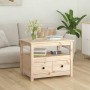 Solid pine wood coffee table 71x49x55 cm by vidaXL, Coffee table - Ref: Foro24-820936, Price: 75,40 €, Discount: %