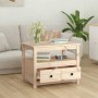 Solid pine wood coffee table 71x49x55 cm by vidaXL, Coffee table - Ref: Foro24-820936, Price: 75,40 €, Discount: %