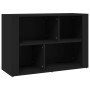 Aparador de madera contrachapada negro 80x30x54 cm de vidaXL, Aparadores - Ref: Foro24-819477, Precio: 57,92 €, Descuento: %