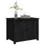 Mesa de centro de madera maciza de pino negro 71x49x55 cm de vidaXL, Mesas de centro - Ref: Foro24-820930, Precio: 84,99 €, D...