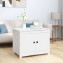 Solid white pine wood coffee table 71x49x55 cm by vidaXL, Coffee table - Ref: Foro24-820927, Price: 84,36 €, Discount: %