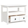 Solid white pine wood coffee table 71x49x55 cm by vidaXL, Coffee table - Ref: Foro24-820937, Price: 102,99 €, Discount: %