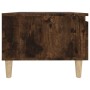 2 smoked oak plywood side tables 50x46x35 cm by vidaXL, Side tables - Ref: Foro24-819511, Price: 71,99 €, Discount: %