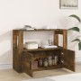 Smoked oak plywood sideboard 80x30x60 cm by vidaXL, Sideboards - Ref: Foro24-819457, Price: 61,63 €, Discount: %