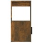 Aparador madera contrachapada color roble ahumado 80x30x60 cm de vidaXL, Aparadores - Ref: Foro24-819457, Precio: 61,63 €, De...