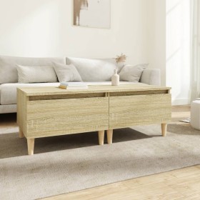 Side tables 2 units oak wood Sonoma 50x46x35 cm by vidaXL, Side tables - Ref: Foro24-819507, Price: 71,99 €, Discount: %