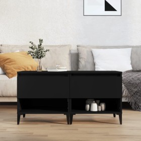 2 black plywood side tables 50x46x50 cm by vidaXL, Side tables - Ref: Foro24-819551, Price: 60,99 €, Discount: %