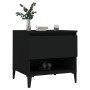 2 black plywood side tables 50x46x50 cm by vidaXL, Side tables - Ref: Foro24-819551, Price: 60,16 €, Discount: %