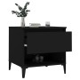 2 black plywood side tables 50x46x50 cm by vidaXL, Side tables - Ref: Foro24-819551, Price: 60,16 €, Discount: %