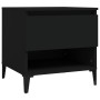 2 black plywood side tables 50x46x50 cm by vidaXL, Side tables - Ref: Foro24-819551, Price: 60,16 €, Discount: %