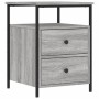 Mesita de noche madera de ingeniería gris Sonoma 44x45x60 cm de vidaXL, Mesitas de noche - Ref: Foro24-826009, Precio: 62,06 ...