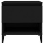 2 black plywood side tables 50x46x50 cm by vidaXL, Side tables - Ref: Foro24-819551, Price: 60,16 €, Discount: %