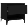 2 black plywood side tables 50x46x50 cm by vidaXL, Side tables - Ref: Foro24-819551, Price: 60,16 €, Discount: %