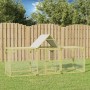 Solid pine wood chicken coop impregnated 300x100x150 cm by vidaXL, Cages and habitats for small animals - Ref: Foro24-3102982...