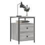 Sonoma gray engineered wood bedside table 44x45x60 cm by vidaXL, Nightstands - Ref: Foro24-826009, Price: 62,06 €, Discount: %