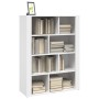 Aparador de madera contrachapada blanco 80x30x106 cm de vidaXL, Aparadores - Ref: Foro24-819492, Precio: 76,16 €, Descuento: %