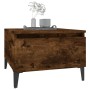 Side tables 2 units smoked oak plywood 50x46x35 cm by vidaXL, Side tables - Ref: Foro24-819527, Price: 76,15 €, Discount: %