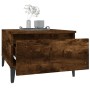 Side tables 2 units smoked oak plywood 50x46x35 cm by vidaXL, Side tables - Ref: Foro24-819527, Price: 76,15 €, Discount: %