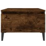 Side tables 2 units smoked oak plywood 50x46x35 cm by vidaXL, Side tables - Ref: Foro24-819527, Price: 76,15 €, Discount: %