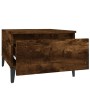 Side tables 2 units smoked oak plywood 50x46x35 cm by vidaXL, Side tables - Ref: Foro24-819527, Price: 76,15 €, Discount: %