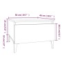 Side tables 2 units smoked oak plywood 50x46x35 cm by vidaXL, Side tables - Ref: Foro24-819527, Price: 76,15 €, Discount: %