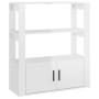 Glossy white plywood sideboard 80x30x90 cm by vidaXL, Sideboards - Ref: Foro24-819462, Price: 105,39 €, Discount: %