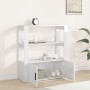 Glossy white plywood sideboard 80x30x90 cm by vidaXL, Sideboards - Ref: Foro24-819462, Price: 105,39 €, Discount: %