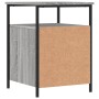 Mesita de noche madera de ingeniería gris Sonoma 44x45x60 cm de vidaXL, Mesitas de noche - Ref: Foro24-826009, Precio: 62,06 ...