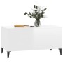 Mesa de centro madera contrachapada blanco brillo 90x44,5x45 cm de vidaXL, Mesas de centro - Ref: Foro24-819590, Precio: 78,0...