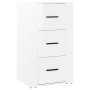 Glossy white plywood sideboard 40x33x70 cm by vidaXL, Sideboards - Ref: Foro24-819422, Price: 61,03 €, Discount: %