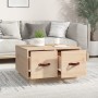 Solid pine wood coffee table 60x53x35 cm by vidaXL, Coffee table - Ref: Foro24-820966, Price: 78,87 €, Discount: %