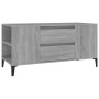 Sonoma gray plywood TV cabinet 102x44.5x50 cm by vidaXL, TV Furniture - Ref: Foro24-819610, Price: 83,19 €, Discount: %