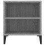 Sonoma gray plywood TV cabinet 102x44.5x50 cm by vidaXL, TV Furniture - Ref: Foro24-819610, Price: 83,19 €, Discount: %