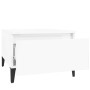 Side tables 2 units glossy white plywood 50x46x35 cm by vidaXL, Side tables - Ref: Foro24-819521, Price: 81,54 €, Discount: %