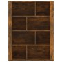 Smoked oak plywood sideboard 80x30x106 cm by vidaXL, Sideboards - Ref: Foro24-819497, Price: 74,00 €, Discount: %