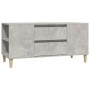 Mueble de TV madera contrachapada gris hormigón 102x44,5x50 cm de vidaXL, Muebles TV - Ref: Foro24-819600, Precio: 78,69 €, D...