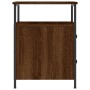 Oak brown engineered wood bedside table 44x45x60 cm by vidaXL, Nightstands - Ref: Foro24-826011, Price: 67,99 €, Discount: %