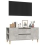 Mueble de TV madera contrachapada gris hormigón 102x44,5x50 cm de vidaXL, Muebles TV - Ref: Foro24-819600, Precio: 78,69 €, D...