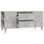 Mueble de TV madera contrachapada gris hormigón 102x44,5x50 cm de vidaXL, Muebles TV - Ref: Foro24-819600, Precio: 78,69 €, D...