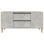 Mueble de TV madera contrachapada gris hormigón 102x44,5x50 cm de vidaXL, Muebles TV - Ref: Foro24-819600, Precio: 78,69 €, D...